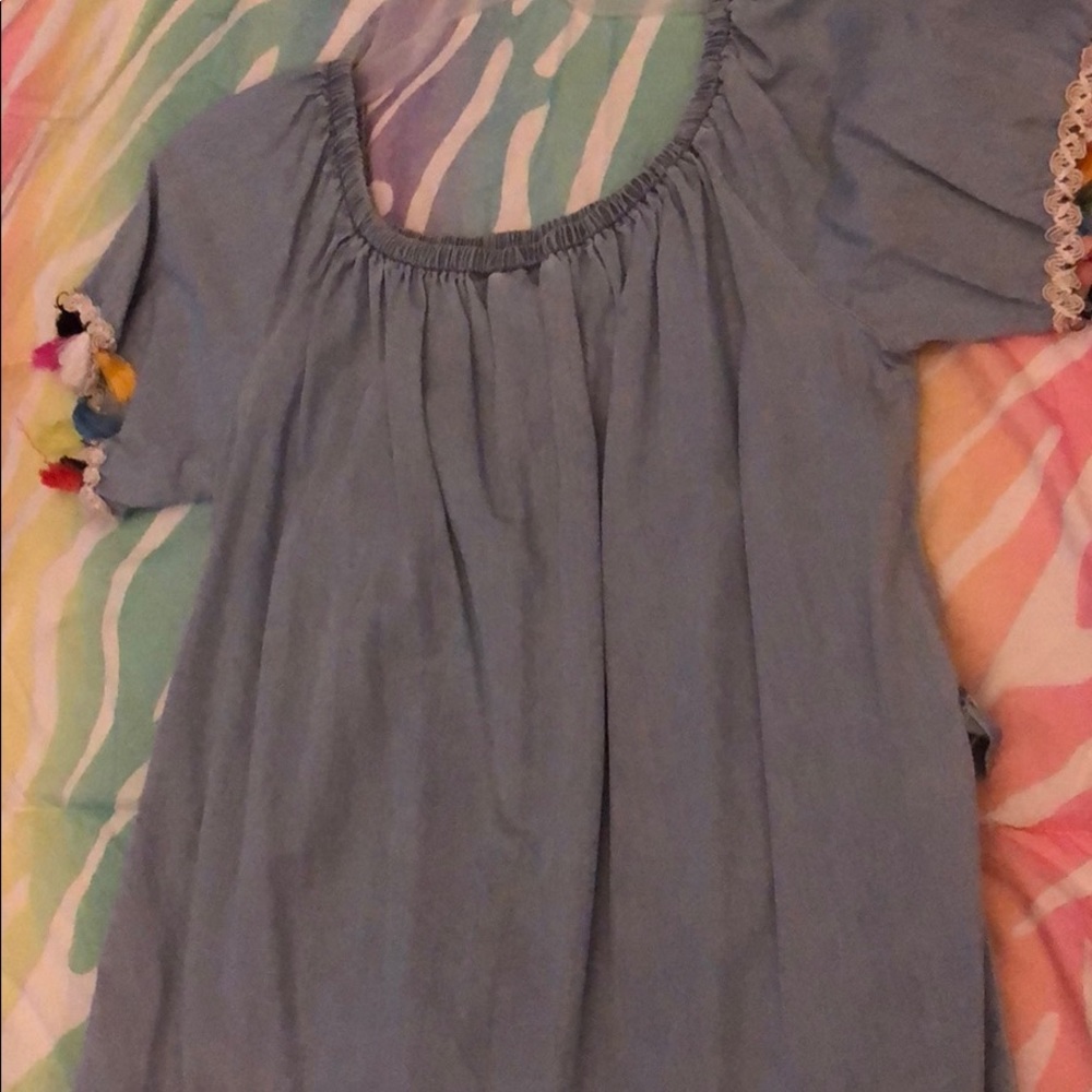 Off the shoulder dress